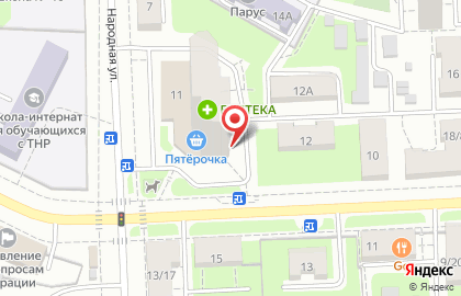 Туристическое агентство OnlineTur на Народной улице на карте