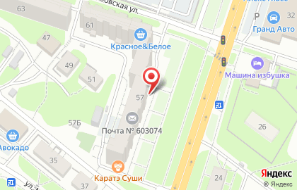 Парикмахерская Кудри в Московском районе на карте