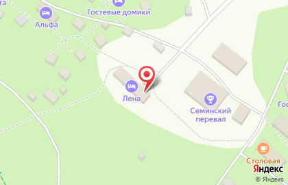 Гостиница Лена в Барнауле на карте
