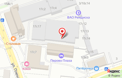 Московская Сеть Общежитий «Радушие» на карте
