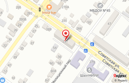 Гринвей в Ростове-на-Дону на карте