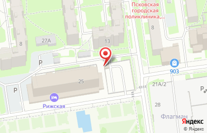 Автосервис Рижская на карте