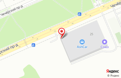 Шиномонтажная мастерская в Чечёрском проезде на карте