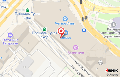 Ювелирный магазин Московский Ювелирный Завод на Петербургской улице на карте