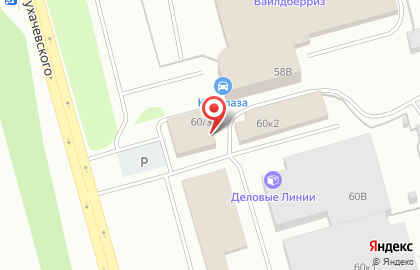 АЗС на ул. Тухачевского, 58в к1 на карте