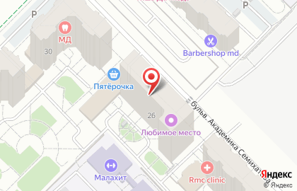 Образовательный центр Яркие дети на улице Краснолесья на карте