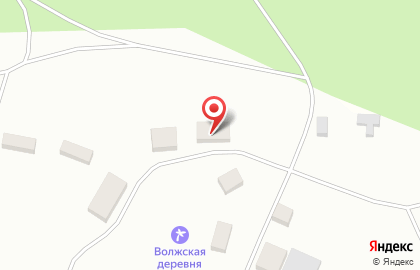 База отдыха Волжская деревня на карте