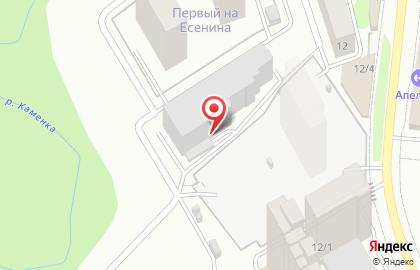 Гаражный кооператив Есенина на карте