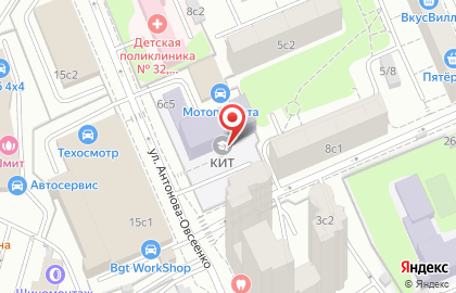 ДОСААФ России Автомобильная школа на улице Антонова-Овсеенко на карте