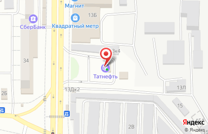 Воронежская топливная компания на Новосибирской улице, 13д на карте