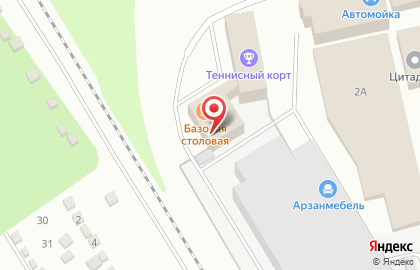 Базовая столовая на карте