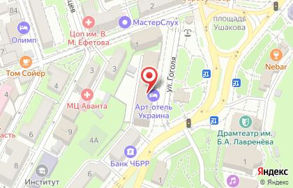 Ресторан Гости в Ленинском районе на карте