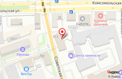 Праздничное агентство Кураж на Советской улице на карте