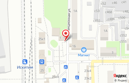 Сотовая компания TELE2 Новосибирск на Станционной улице в Искитиме на карте