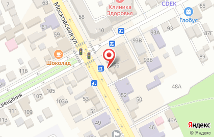 Торговый центр Дом быта на Московской улице на карте