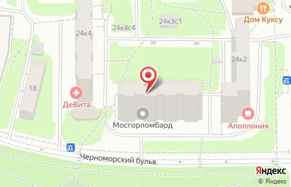 Продуктовый магазин на Симферопольском бульваре, 24 на карте