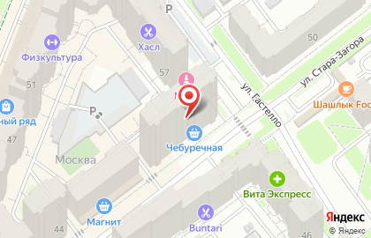 Интернет-магазин В расход на улице Стара Загора на карте