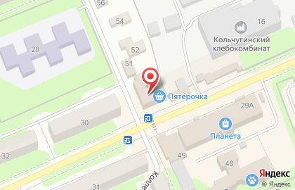 Супермаркет Пятёрочка на Коллективной улице на карте