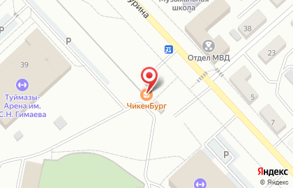 Страховая компания Росгосстрах на улице Мичурина на карте