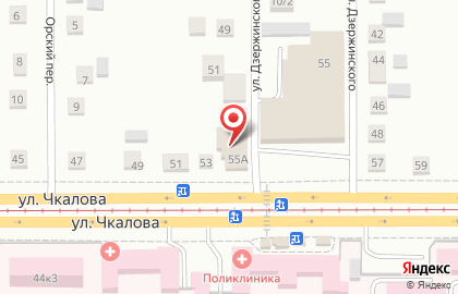 У Палыча на улице Чкалова на карте