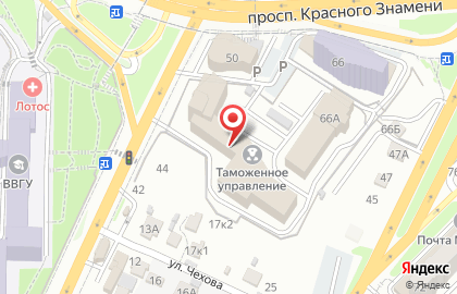 Дальневосточное таможенное управление в Ленинском районе на карте