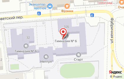 Щёлковская Гимназия №6 на карте