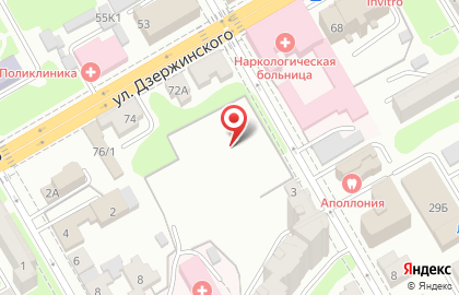 Скорая медицинская помощь на Дружининской улице на карте