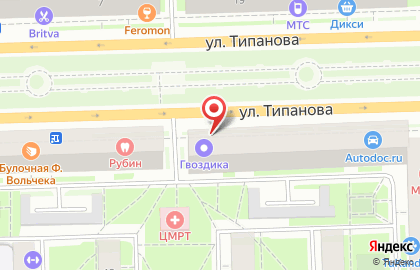Мемориальная компания Рос Ритуал Сервис в Московском районе на карте