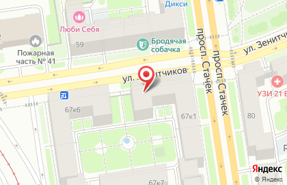Магазин автозапчастей АвтоПолюс 78 на карте