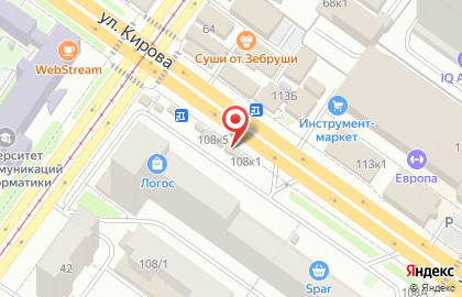 Торговая Площадь на улице Кирова на карте