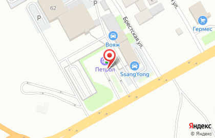 Петрол в Оренбурге на карте