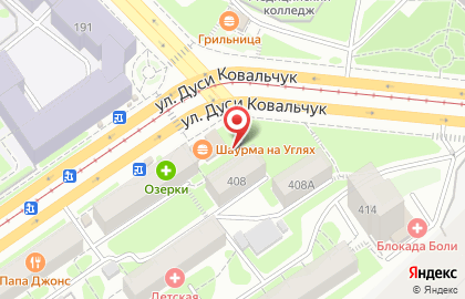 ORTIX на улице Дуси Ковальчук на карте