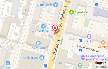 Ювелирный салон София на улице Лобкова на карте