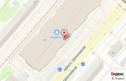 Магазин бижутерии Стрекоzа на проспекте Шинников на карте