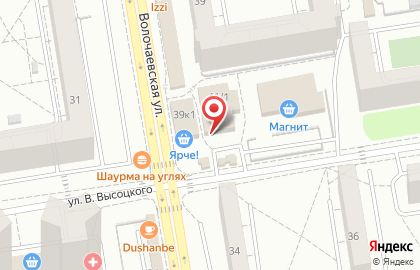 Супермаркет Мария-Ра в Октябрьском районе на карте