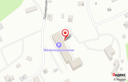 Санаторий-профилакторий Железнодорожник в Хабаровске на карте
