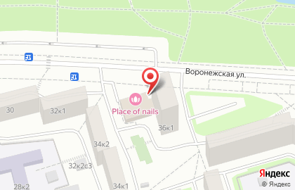 Отделение службы доставки Boxberry в Южном Орехово-Борисово на карте