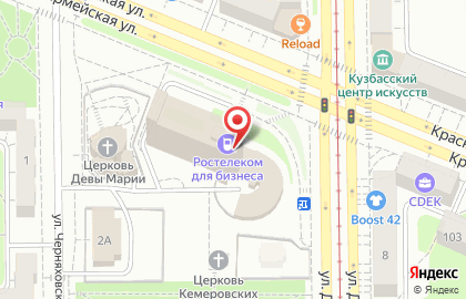 Городской центр телекоммуникаций, ОАО Ростелеком на карте