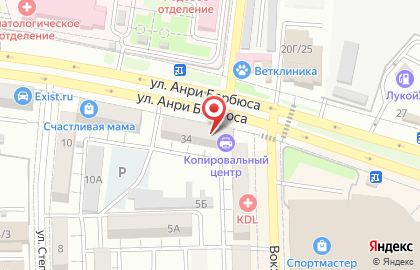 Служба аварийного вскрытия замков на улице Анри Барбюса на карте