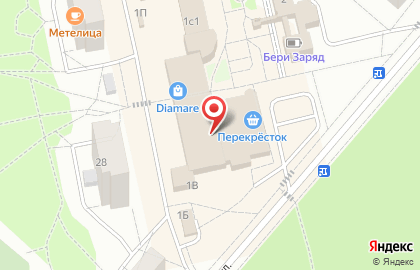 Перекресток в Троицке на карте