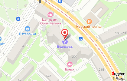 Туристическая компания ВодоходЪ на проспекте Обуховской Обороны на карте