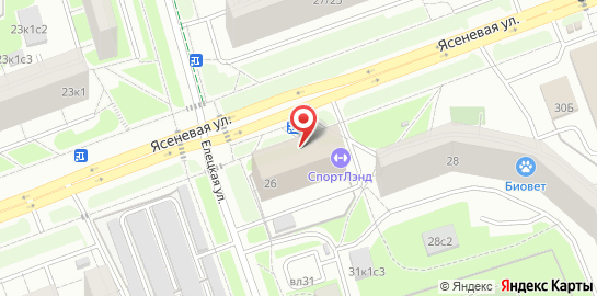 Школа программирования и робототехники для детей Пиксель на ​Ясеневой на карте