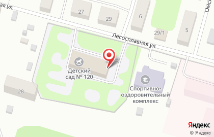 Детский сад №95 в Сыктывкаре на карте