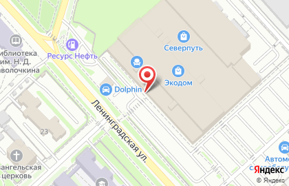 Интерьерный салон Kuhni Decor на улице Ленинградской на карте