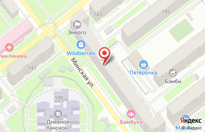 Магазин Радужный в Кировском районе на карте