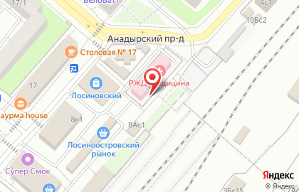 Мособлбанк акб ОАО Дополнительный Офис Анадырский на карте