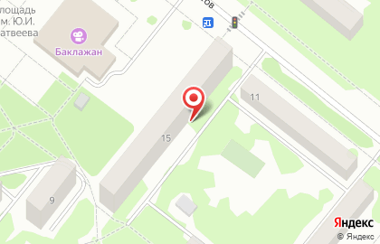 Банкомат ИКБ Совкомбанк, филиал в г. Красноярске на улице Энтузиастов, 15 в Сосновоборске на карте