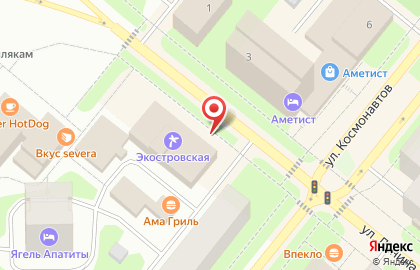 Салон сотовой связи МегаФон на улице Ленина на карте