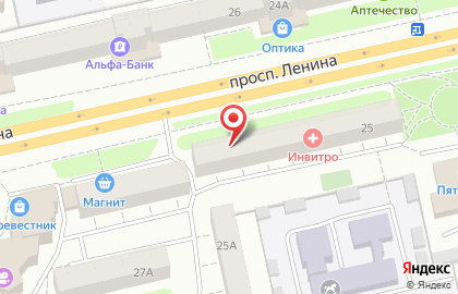 Многопрофильный медицинский центр Новые медицинские технологии в Ленинском районе на карте