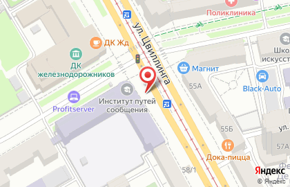 Сеть по продаже печатной продукции Роспечать на улице Цвиллинга, 56 киоск на карте